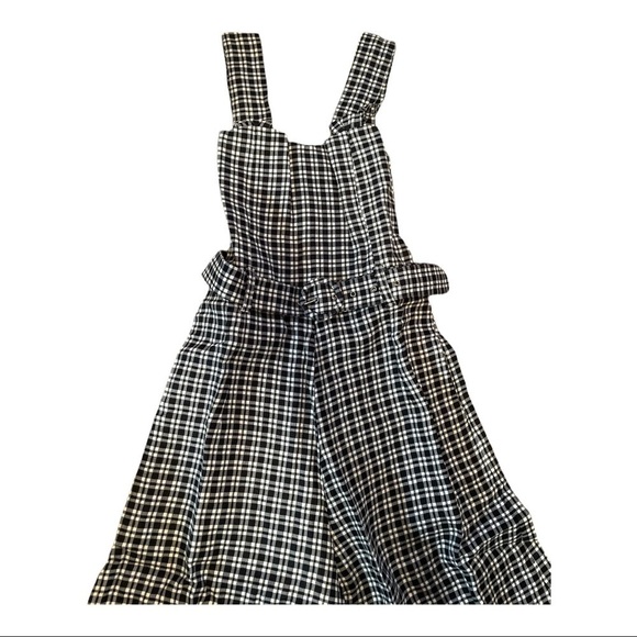 FAITHFULL the Brand Liv Check Linen Jumpsuit Emelinah Check - Picture 9 of 15